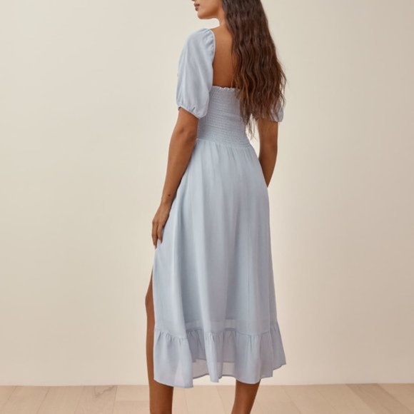 Reformation Meadow Dress in Mineral - Picture 3 of 11